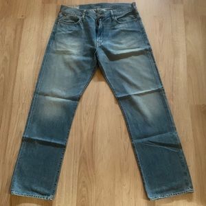 Men's Polo Ralph Lauren Jeans Thompson Relaxed Light Wash Size 34x32